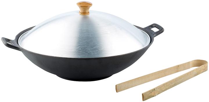 Actual product image Tornwald-Schmiede Cast iron wok set (37 cm, Wok, Cast iron)
