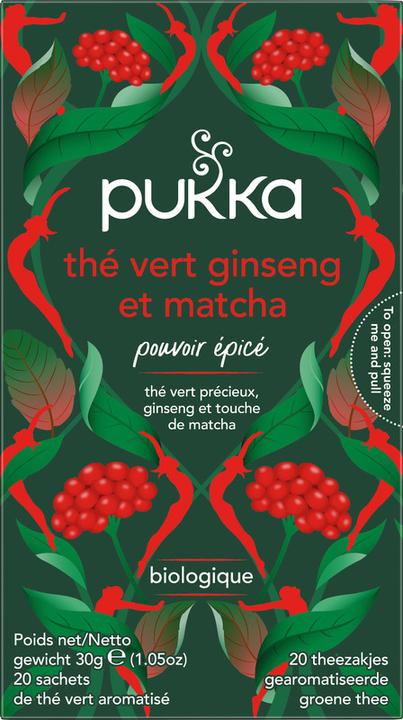 Immagine prodotto Pukka Ginseng Matcha Green (30 g)