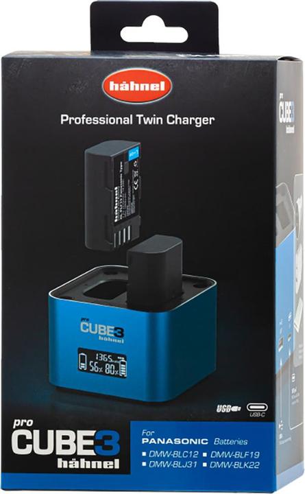 Immagine prodotto Hähnel ProCube3 DSLR Charger Panasonic fr DMW-BLC12, BLF19, BLJ31 und BLK22 (Caricatore)