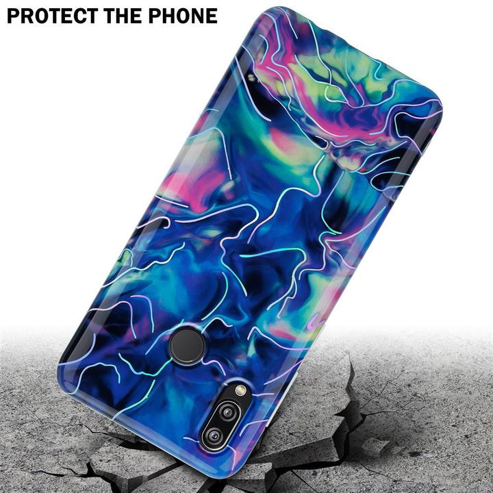 Produktbild Cadorabo IMD TPU Bunter Marmor Cover (Huawei P20 Lite)