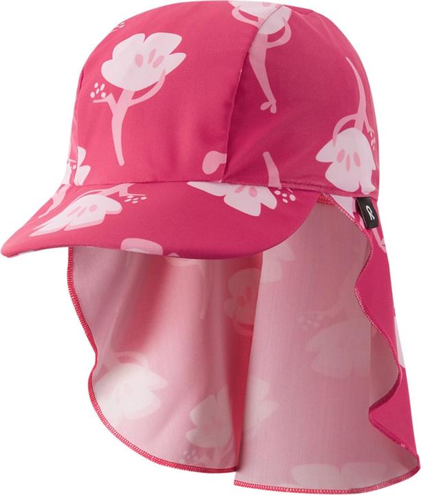 Reima Kinder Sonnenschutz Hut Mustekala Bright Berry Blumen