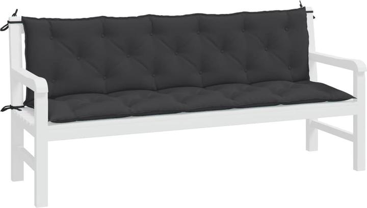 Image du produit VidaXL Coussins de banc de jardin 2 pcs. O x tissu ford (180 x 50 x 7 cm)