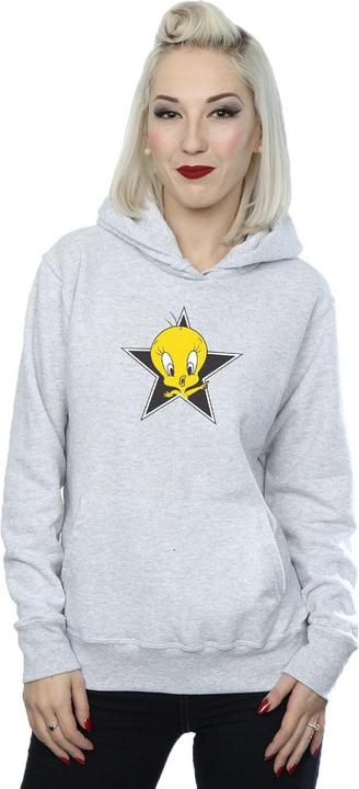 Actual product image Looney Tunes Womens/Ladies Tweety Pie Star Hoodie (M)