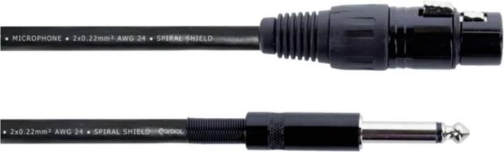 Produktbild Cordial EM 10 FP XLR Verbindungskabel (1x XLR-Buchse 3 polig - 1x Klinkenstecker (6.3mm Klinke (Jack))