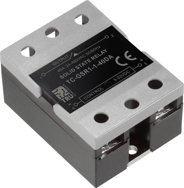 Image du produit Tru Components Relais à semi-conducteurs TC-GSSR-1-40DA 40 A Tension de commutation max. 32 V/DC