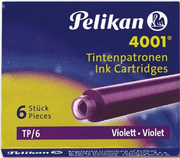 Produktbild Pelikan Standard-Tintenpatronen 4001 (Füllertinte, Violett)