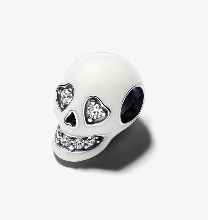 Image du produit Pandora Glow in the dark Tête de mort étincelante Charm (Argent sterling 925)