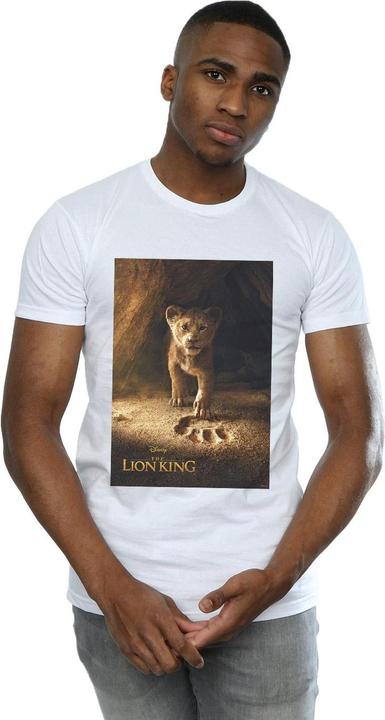 Actual product image Disney Mens The Lion King Movie Simba Poster T-Shirt (M)