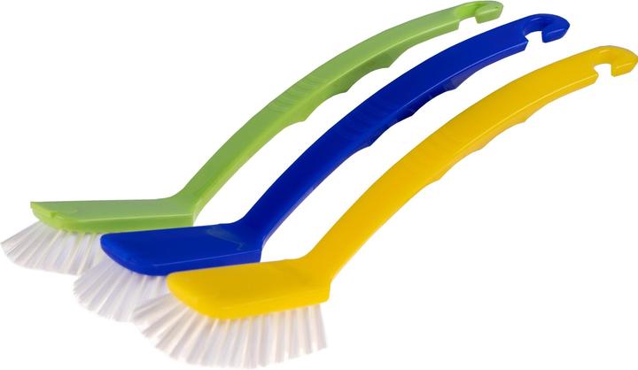 Image du produit Edi Baur Brosse à vaisselle Trio Bleu/Jaune/Vert (3 pcs)