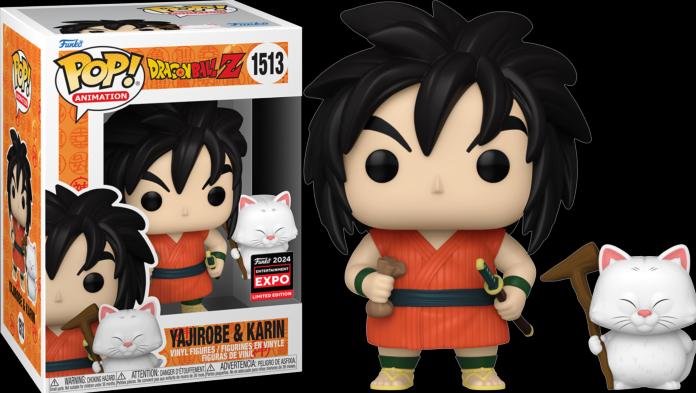 Actual product image Funko POP! Dragon Ball Z Yajirobe with Karin Exclusive 2024