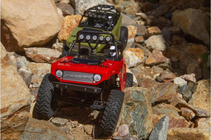 Immagine prodotto Axial SCX24 Catenaccio Elettrico Spazzolato 4WD 1:24 RTR rosso (RTR pronto all'uso)