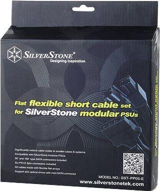 Immagine prodotto Silverstone Set di cavi di alimentazione corti per Strider, nastro piatto