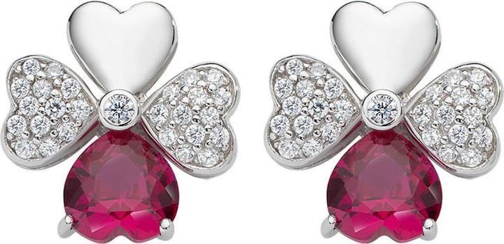 Actual product image Amen Quadricuore stud earrings (Silver 925)