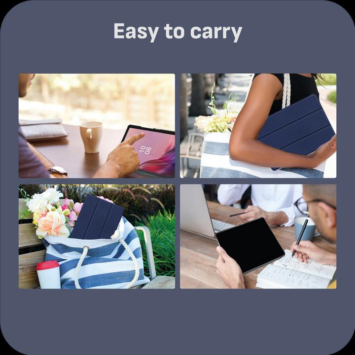Actual product image Cazy Premium Smart Case Compatible with Lenovo Tab M9 - Protective Case Cover - Auto Sleep/Wake Up (Lenovo Tab M9)