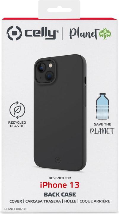 Immagine prodotto Celly PLANET, Cover, Apple, iPhone 13, 15,5 cm (6,1 pollici), Nero (Apple iPhone 13)