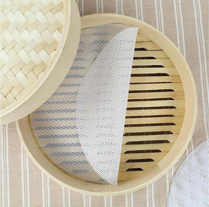 Immagine prodotto Paderno Tappetino per la cottura a vapore Ø 19 cm, 6 pezzi (19 cm)