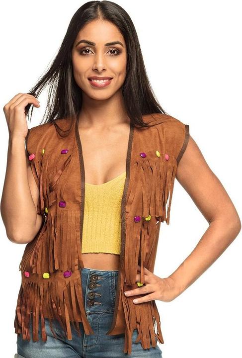 Actual product image Boland Hippie fringe vest (M, L)