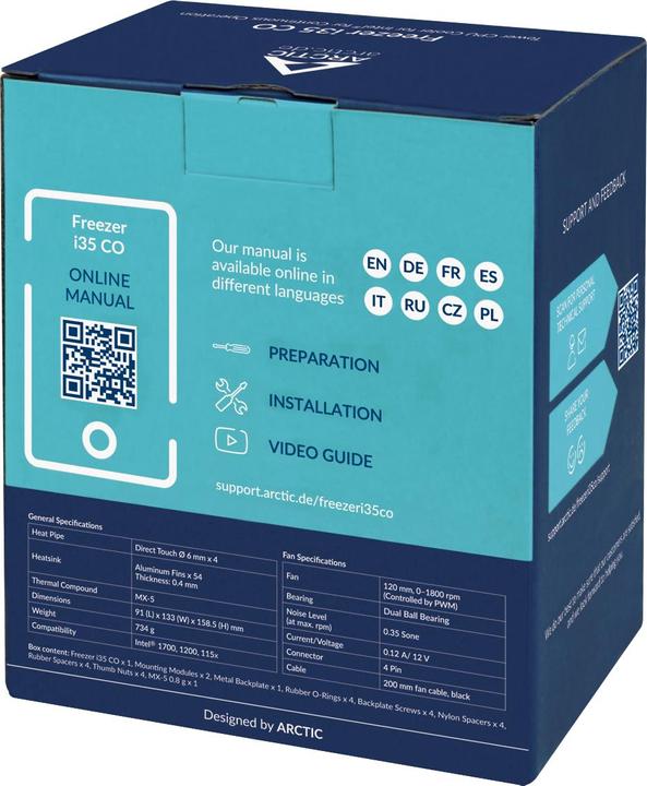 Image du produit Arctic Freezer i35 CO (158.50 mm)