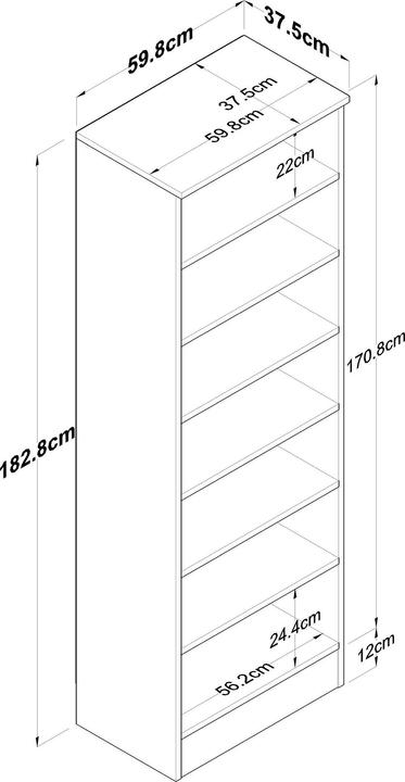 Actual product image Skye Decor Tessa (60 x 37.5 x 183 cm)