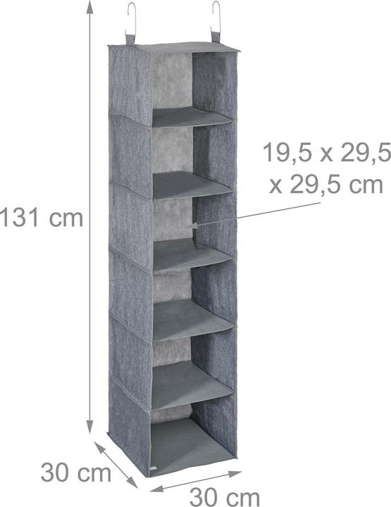 Actual product image Relaxdays hanging-wardrobe-storage
