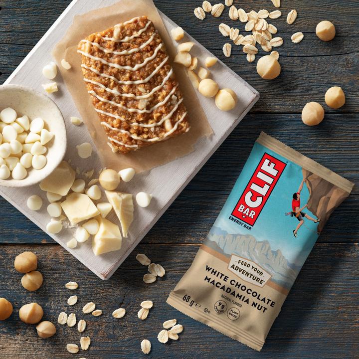 Produktbild Clif Bar Energy Riegel (Macadamianuss, Weisse Schokolade, 12 Stk., 816 g)