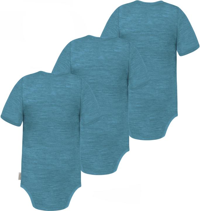 Immagine prodotto Normani Set di 3 body baby in merino a maniche corte "Tauranga" - 9287 (92)
