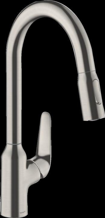 Actual product image hansgrohe Focus M42 single-lever kitchen mixer 220, pull-out shower, 2 spray types