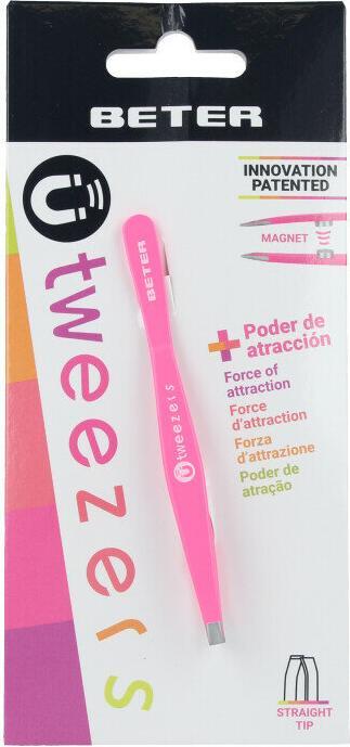 Immagine prodotto Beter PINZA depilar magnética punta recta #fucsia