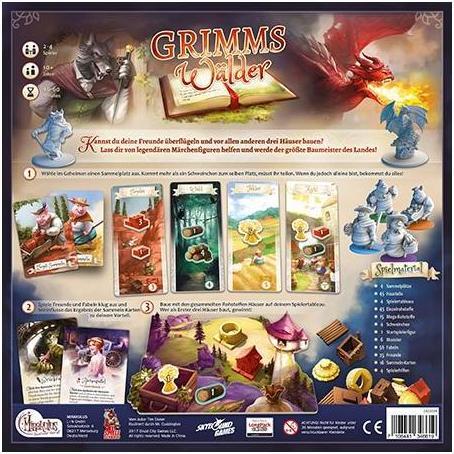 Produktbild Mirakulus 1023034 - Grimms Wälder - Brettspiel für 2 - 4 Spieler ab 10 Jahren (DE-Ausgabe) (Deutsch)