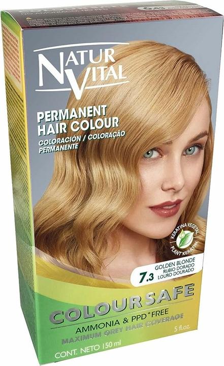 Produktbild Naturaleza Y Vida COLOURSAFE tinte permanente #7.3-rubio dorado 150 ml (7.3)