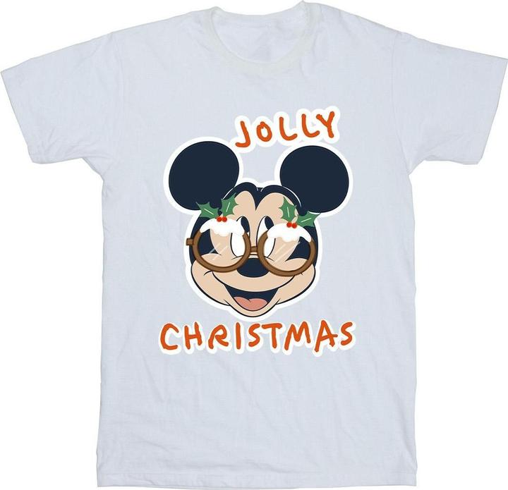 Produktbild Disney Mickey Mouse Jolly Christmas Glasses TShirt (S)