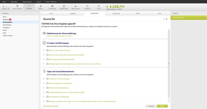 Actual product image Lexware TAXMAN 2023 for landlords 1 user Download Win, German (06860-2014) 1 license(s) (1 User, 12 months)