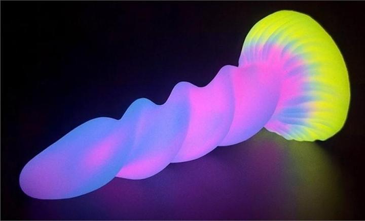 Produktbild Unicorny Dildo "Unicorn Spiral" Glow-in-the-Dark