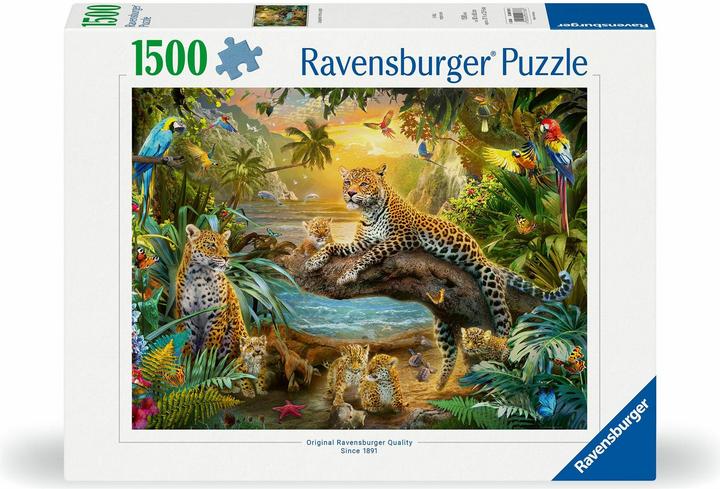 Ravensburger Leopardenfamilie im Dschungel (1500 Teile)