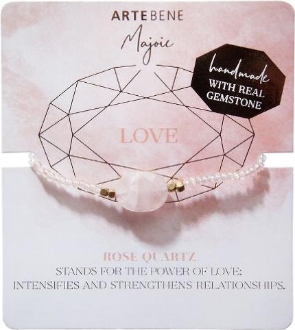 Produktbild Artebene MAJOIE Armband Love Rosenquarz