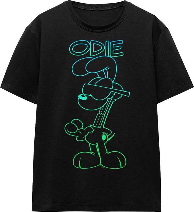 Actual product image Garfield Unisex Adult Hotshot Odie T-Shirt (XL)