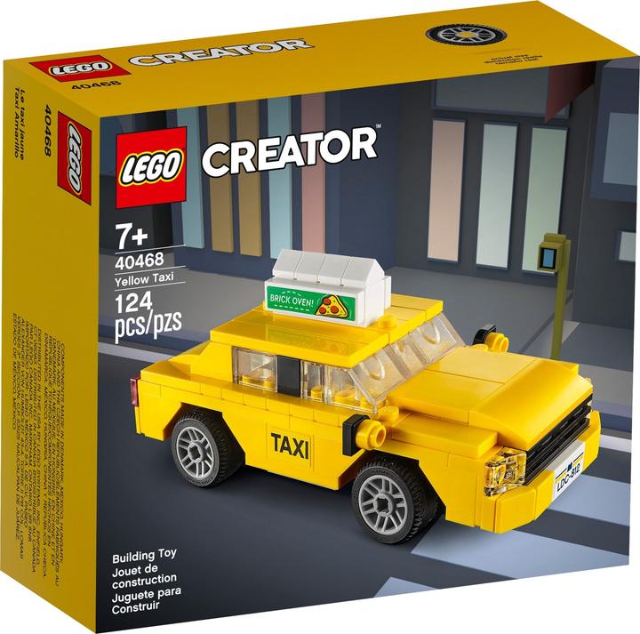 Actual product image LEGO Yellow Taxi (40468, LEGO Rare Sets)