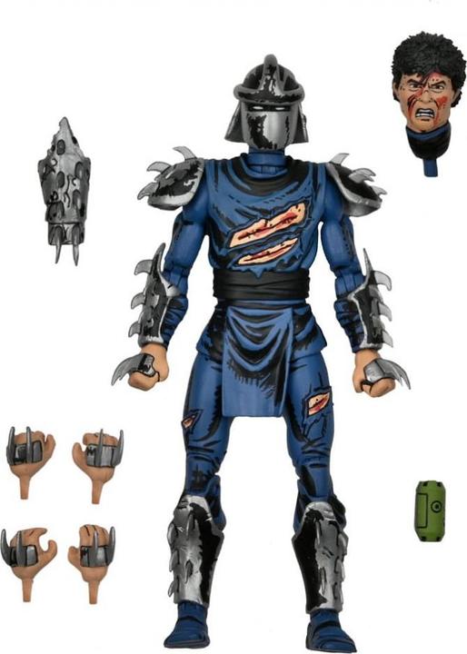 Actual product image Neca Teenage Mutant Ninja Turtles (Mirage Comics) Action Figure Battle Damaged Shredder 18 cm