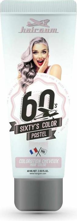 Produktbild Hairgum SIXTY'S COLOR hair color #milky pink 60 ml (Milky Pink)