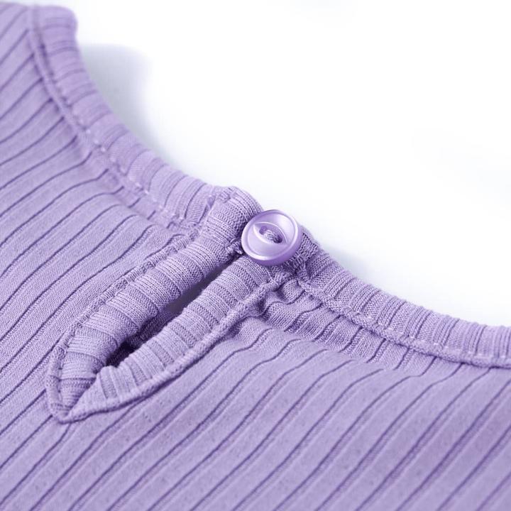 Actual product image VidaXL Children's T-shirt purple 140,Material: 95 % cotton. 5 (140)