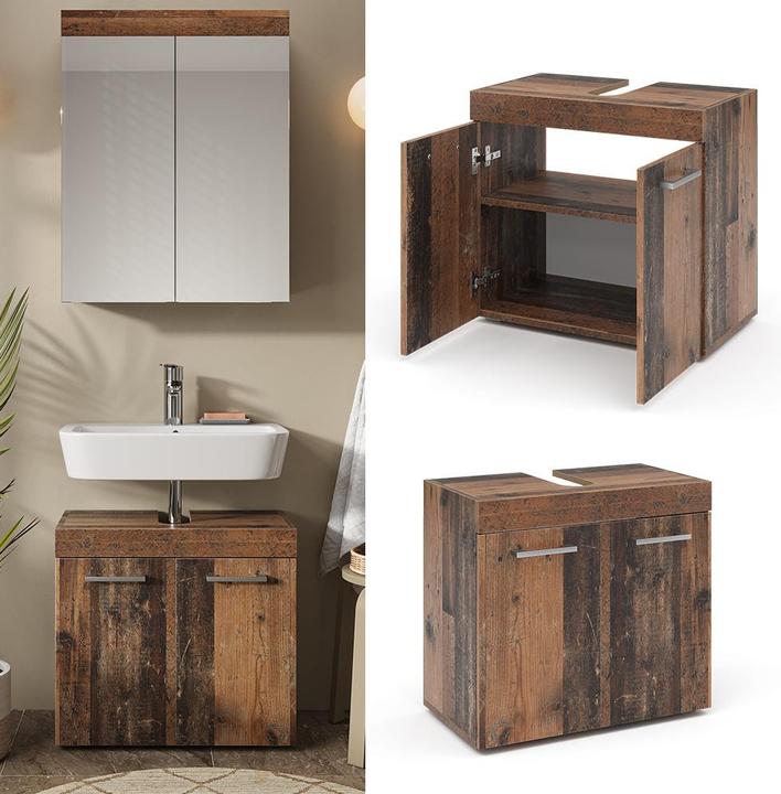 Actual product image Vichy Waschbeckenunterschrank Luna, Oldstyle, 60 x 56 cm