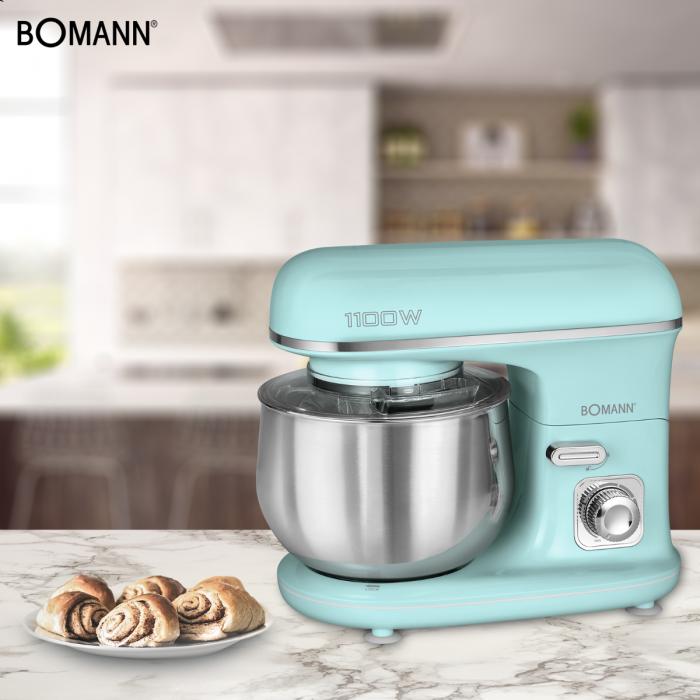 Produktbild Bomann KM 6030 CB Küchenmaschine Mintfarbe (1100 W)