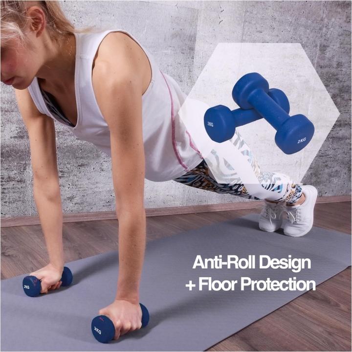 Image du produit Gorilla Sports Haltères de gymnastique (2 x 2 kg)