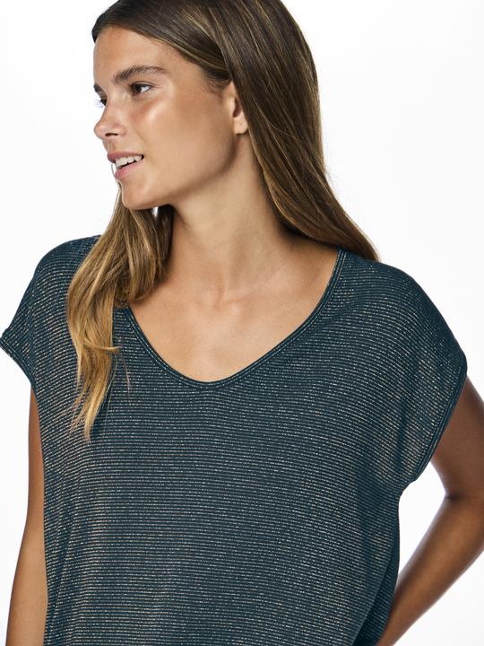 Produktbild Pieces Pcbillo Tee Lurex Stripes Noos Bc (M)
