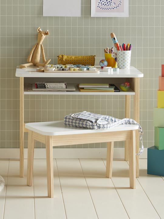 Image du produit Vertbaudet Set: Kinderschreibtisch & Hocker SCHULBANK, Vorschule