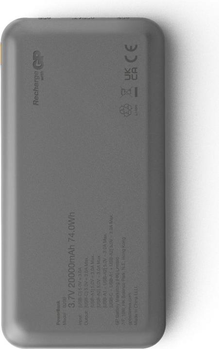 Produktbild GP Batteries GP PowerBank B+ Serie 20000 mAh schwarz (20000 mAh)