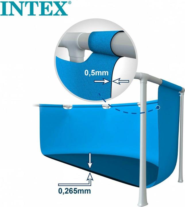 Produktbild Intex Strand Metall Frame Set (Ø 305 x 76 cm)