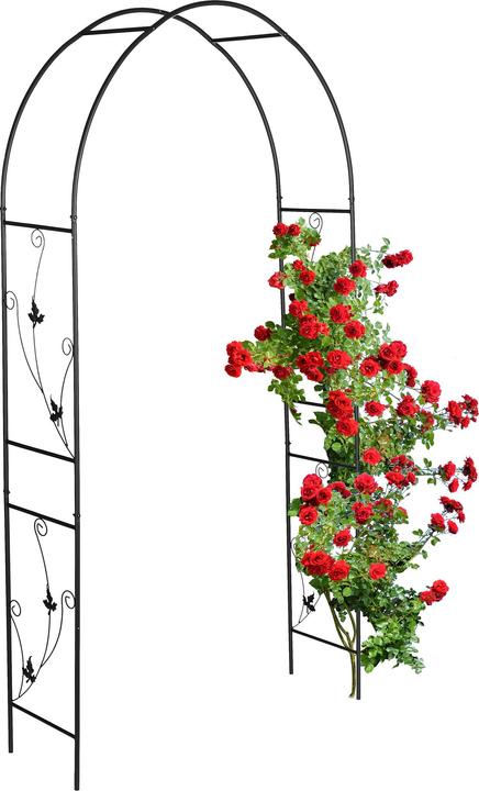 Relaxdays Rosenbogen (37 cm, 135 cm)