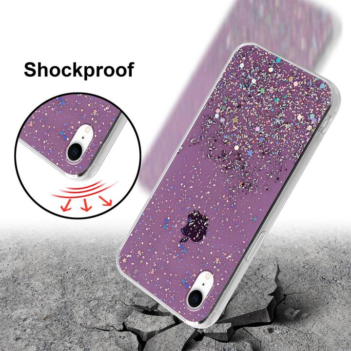 Image du produit Cadorabo Couverture TPU paillettes scintillantes (Apple iPhone XR)