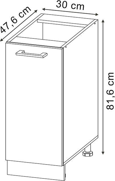 Produktbild Vicco Apothekerschrank R-Line (30 x 46 x 81.5 cm)